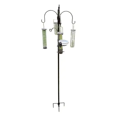 Complete Bird Feeding Station with Large Feeders & Stabiliser Stand