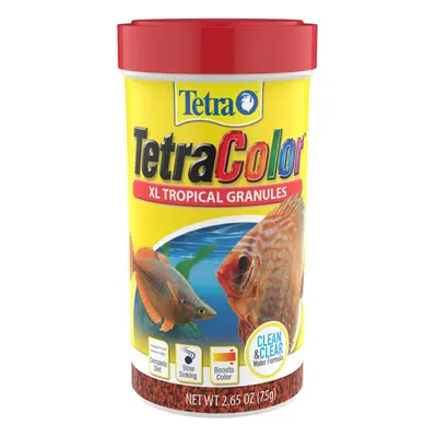 TetraColor Tropical Granules with Natural Color Enhancer, 2.65 Oz