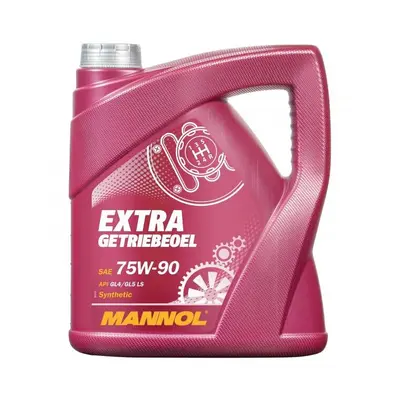 MANNOL 4L Extra Getriebeoel 75w90 Fully Synthetic Gear Oil GL-4 GL-5 LS