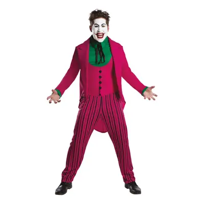 (Standard, Pink/Black) The Joker Mens Costume