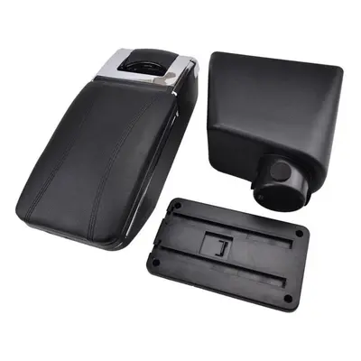 (black) For Renault Captur Arm Rest Rotatable Armrest Storage Box