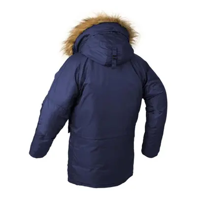 (blue, XXL) Men &apos;s Bomber Jackets With Fur Collar Military Thick Warm Hooded Coat Men &apos