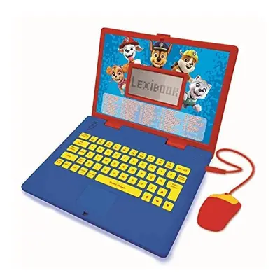 LEXIBOOK Paw Patrol-Educational and Bilingual Laptop Spanish/English-Toy for Child Kid (Boys & G