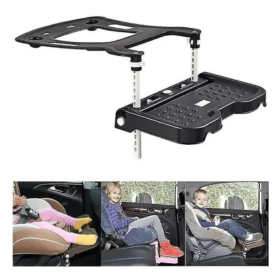 (Black) Children Car Safety Seat Footrest Foldable Pram Footrest Adjustable Attachment Support B