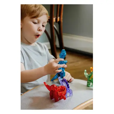 MAGNA-TILES Dinos 5-Piece Magnetic Construction Set The ORIGINAL Magn