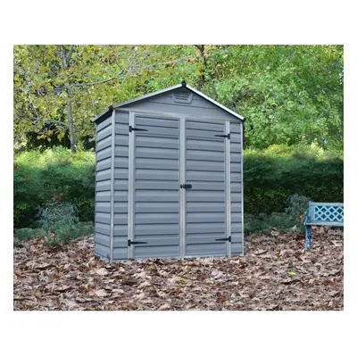 (6x3) Palram-Canopia Skylight Garden Shed - Grey | Polycarbonate Garden Shed