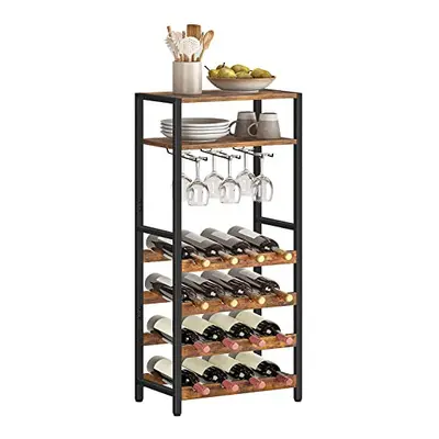 Wine Racks, Wine Holder Display Storage Shelves, Wooden Wine Shelf, Bottle Wine Storage Rack wit