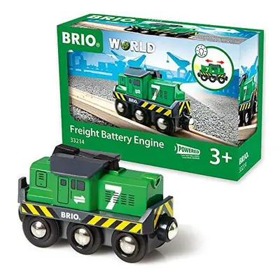 BRIO World Freight Battery Engine for Kids Age Years and Up, Compatible with all BRIO Train Sets