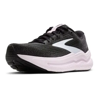 Brooks Womens Ghost Max Neutral Running & Walking Shoe - Black/White/Orchid Ice - Medium