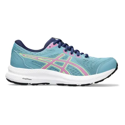 ASICS Women's Gel-Contend Running Shoes 11.5 GRIS Blue/HOT Pink