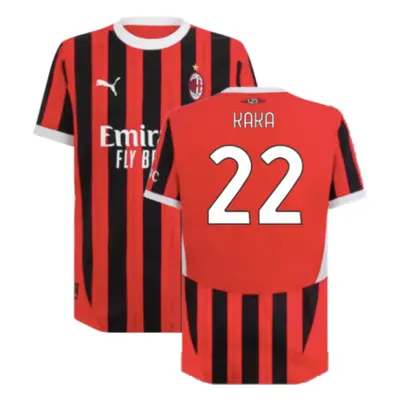 (XXL) AC Milan Home Authentic Shirt (Kaka 22)