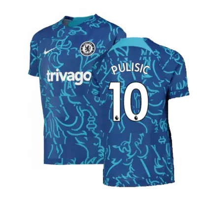 (SB) Chelsea Pre-Match Training Shirt (Blue) - Kids (PULISIC 10)