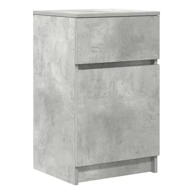 (concrete grey, pcs) vidaXL Bedside Cabinet Grey Sonoma 39x35x65 cm Engineered Wood bedside tabl