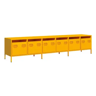 (mustard yellow) vidaXL TV Cabinet Pink 202x39x43.5 cm Cold-rolled Steel TV stand TV sideboard