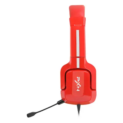 (Red) Gaming Headset Support 8-Level Stretch Adjustment Noise Reduction Earphones With MIC for P