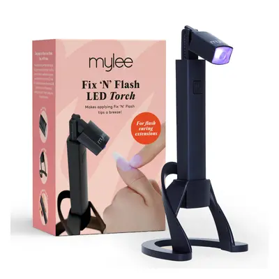 Fix 'N' Flash LED Torch: Portable Nail Lamp for Gel Polish with Movable Head, USB Rechargeable, 