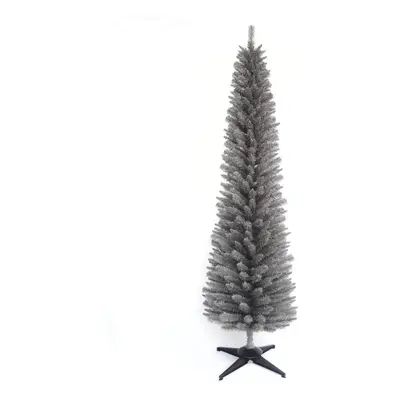 7ft Slim Pencil Pine Grey Artificial Christmas Tree