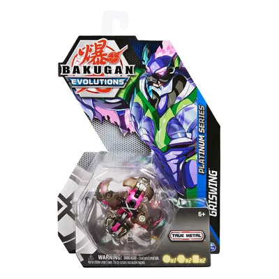 Bakugan Evolutions Griswing Platinum Series True Metal Bakugan BakuCores and Character Card Kids