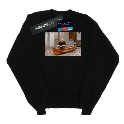 (XXL, Black) Friends Mens Boat Photo Sweatshirt