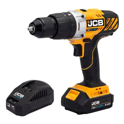 JCB 18V COMBI DRILL - JCB 18V Combi Drill 1x 2.0Ah 2.4A Charger