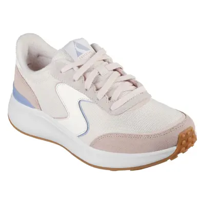 (Pink, (Adults')) Skechers BLVD Retro Runner Leather Women's Light Pink/Purple Trainers