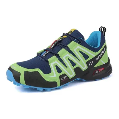 (green, 46) New Breathable Casual Shoes Men&apos;s Low-top Sneakers Casual Sports Shock-absorbin