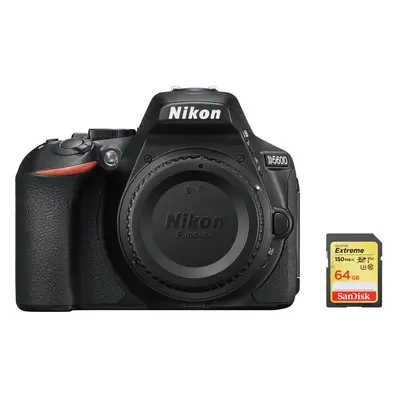 NIKON D5600 Body + SanDisk Extreme 64G SD card