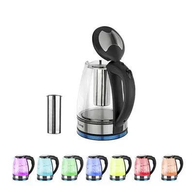 ZOKOP HD-1861-A 220V 2200W 1.8L Electric Glass Kettle UK Plug