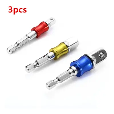 3PCS Hex Socket Driver Extension Bar Adapter For Electric Screwdriver Tool