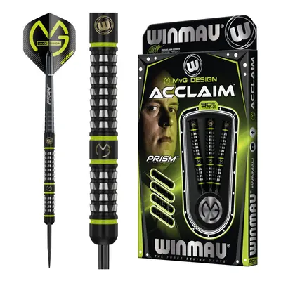 Michael van Gerwen MvG Acclaim Gram Tungsten Steel Tip Darts Set with Flights and Shafts