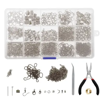 (Bronze) 870pcs Gold/Silver/Bronze Repair Metal Tools DIY Craft Supplies Jewelry Making