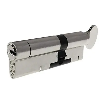 40/40T Nickel YALE Superior Thumbturn Euro Cylinder with Keys / Anti Snap / Bump / Pick / Drill 