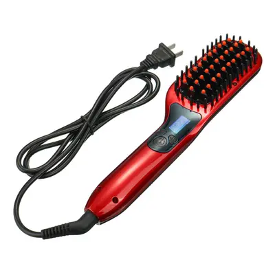 LCD Liquid Crystal Display Temperature Control Hair Straightener Straight Hair Comb