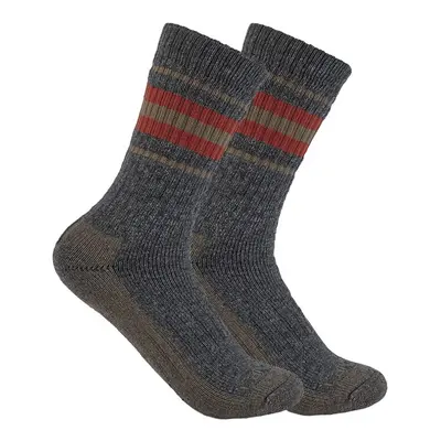 Carhartt Women's Heavyweight Synthetic-Wool Blend Crew Sock Pack Mo