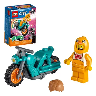 LEGO City Chicken Stunt Bike Building Kit; Fun Cool Toy for Kids