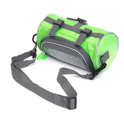 (Green) Portable Useful Bicycle Waterproof Bag for Phone with Touch Screen Waist Bag