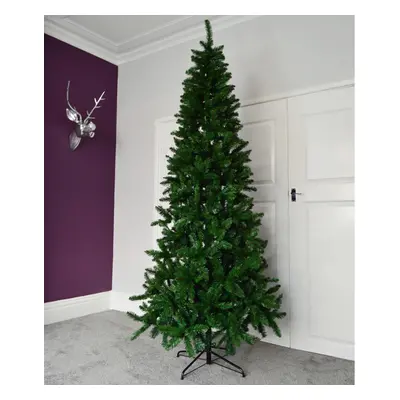 8ft (240cm) Newfoundland Slim (116cm) Pine Christmas Tree With 1,162 Tips