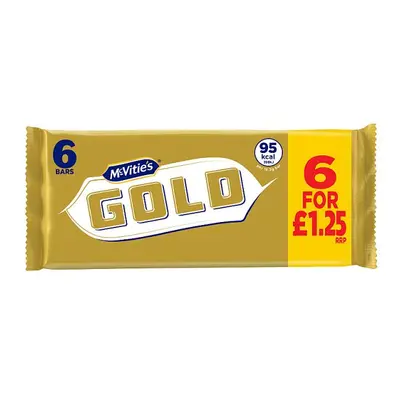 McVitie's Gold Caramel Flavour Biscuit Bars 10.6g (Case of 12)