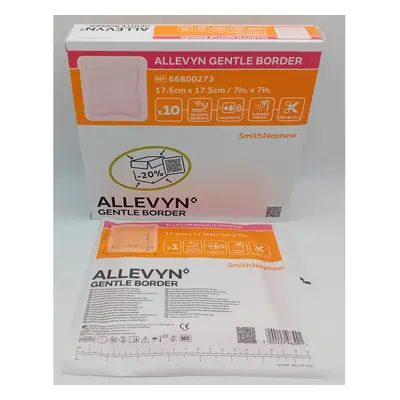 Allevyn Gentle Border 17.5cm x 17.5cm Box of - REF: