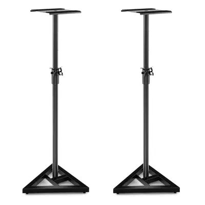 Adjustable Studio Speaker Stands Pair w/ Stable Triangular Base