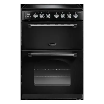 Rangemaster Classic CLA60EIBL/C Electric Cooker with Induction Hob - Black / Chrome