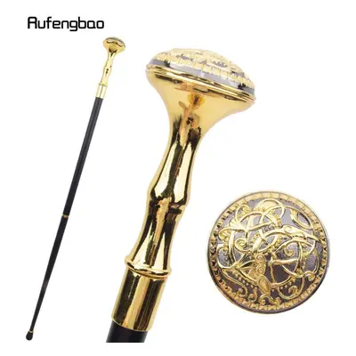 (as the picture) Cane Vine Tree Flower Root Totem Relief Walking Cane Fashion Walking Stick Gent