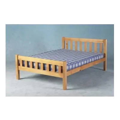 (3ft Single, Caramel) Sabile Wooden Bed Frame