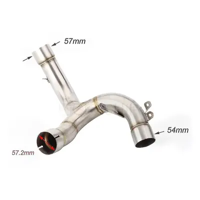 For Ducati Multistrada / 2015 2017 Mts Escape Decat Pipe Motorcycle Exhaust Link Pipe Catalyst D