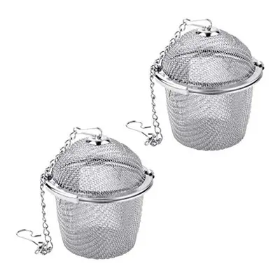 2 Pack Stainless Steel Tea Strainer Tea Infuser Ball for Loose Tea Spice Infuser with Extended C