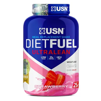 USN Diet Fuel Strawberry UltraLean kg, Diet Protein Powders, Weight Control & Meal Replacement S