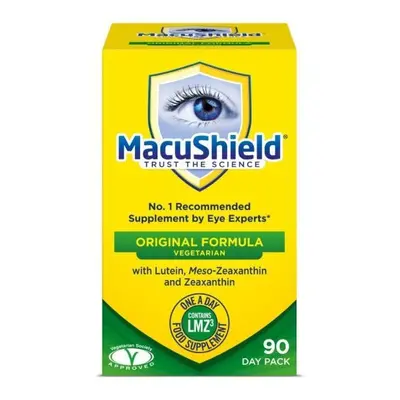 Macushield Eyecare Supplement Capsules - 90pk Vegetarian Capsules x3