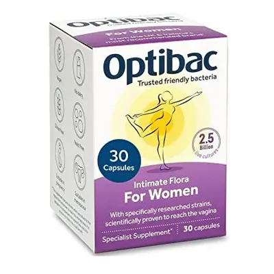 Optibac Probiotics for Women - Vegan Probiotic Supplement with 2.5 Billion Bacterial Cultures, S