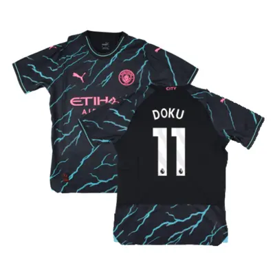 (L) Man City Third Authentic Shirt (Doku 11)