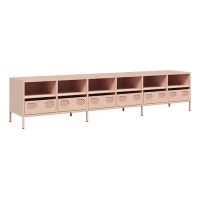 (pink) vidaXL TV Cabinet Olive Green 202x39x43.5 cm Cold-rolled Steel TV stand